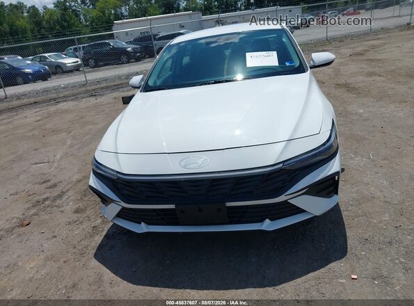KMHLM4DJ8TU199271 2026 HYUNDAI ELANTRA HYBRID White ხელსაწყოთა პანელის ხედი