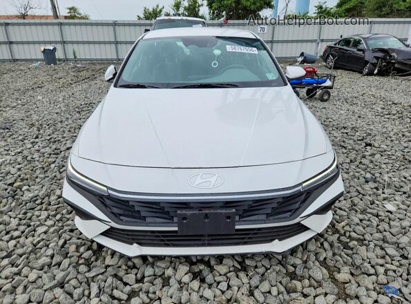 KMHLM4DJ9SU162910 2025 HYUNDAI ELANTRA White წინა ხედი