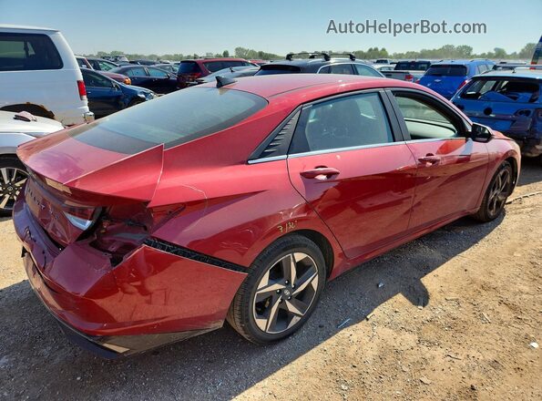 KMHLN4AG0MU167633 2021 HYUNDAI ELANTRA Red Հետևի աջ