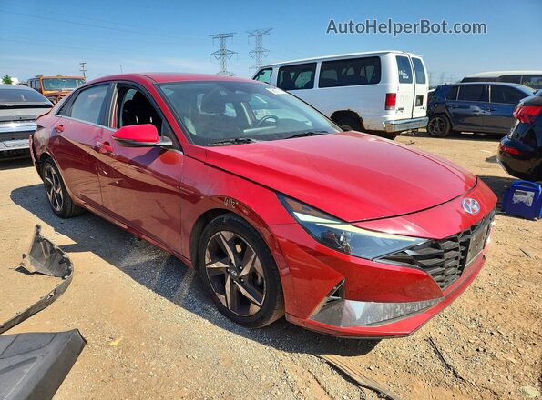 KMHLN4AG0MU167633 2021 HYUNDAI ELANTRA Red Առջևի աջ