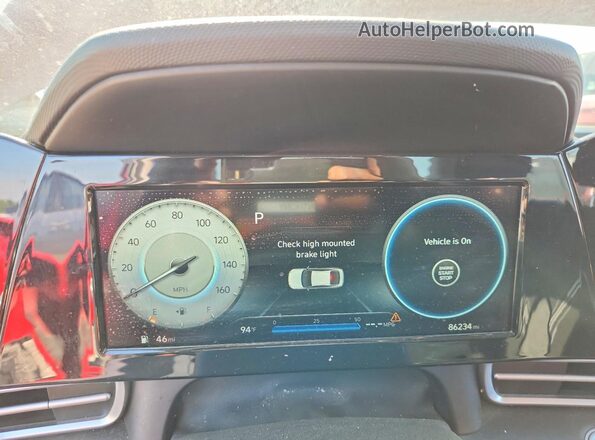 KMHLN4AG0MU167633 2021 HYUNDAI ELANTRA Red Սարքավորումների վահանակի տեսք