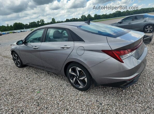 KMHLN4AG2MU179976 2021 HYUNDAI ELANTRA Gray Trasero izquierdo