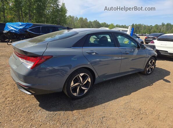 KMHLN4AG3MU064626 2021 HYUNDAI ELANTRA Gray უკანა მარჯვენა