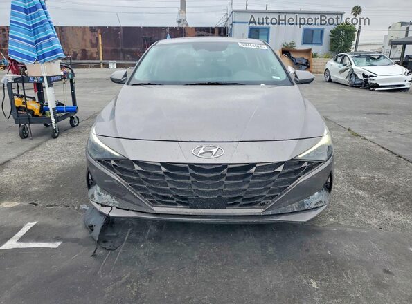 KMHLN4AG5MU101224 2021 HYUNDAI ELANTRA Silver Widok z przodu