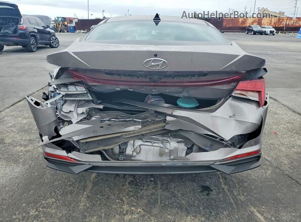 KMHLN4AG5MU101224 2021 HYUNDAI ELANTRA Silver Widok z tyłu
