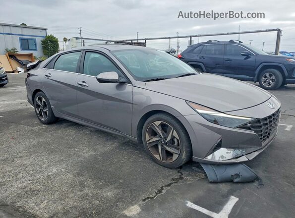 KMHLN4AG5MU101224 2021 HYUNDAI ELANTRA Silver Przód prawy