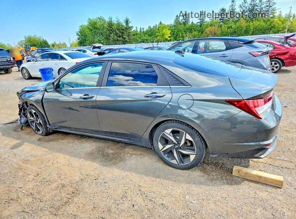 KMHLN4AG5MU113860 2021 HYUNDAI ELANTRA Gray Հետևի ձախ
