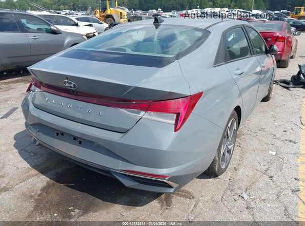 KMHLN4AG5MU155333 2021 HYUNDAI ELANTRA Gray Հետևի աջ