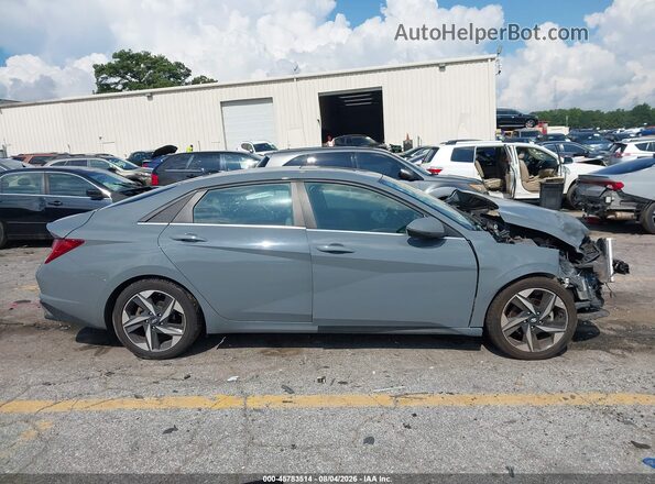 KMHLN4AG5MU155333 2021 HYUNDAI ELANTRA Gray Սալոնի հետևի տեսք