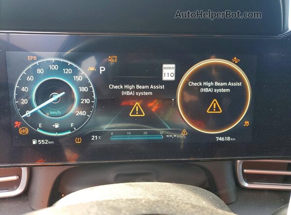 KMHLN4AG5PU540329 2023 HYUNDAI ELANTRA Gray Instrument cluster view