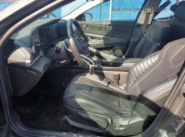 KMHLN4AG5PU540329 2023 HYUNDAI ELANTRA Gray Front interior view
