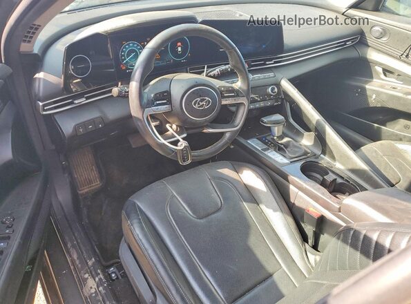 KMHLN4AG5PU540329 2023 HYUNDAI ELANTRA Gray Dashboard view