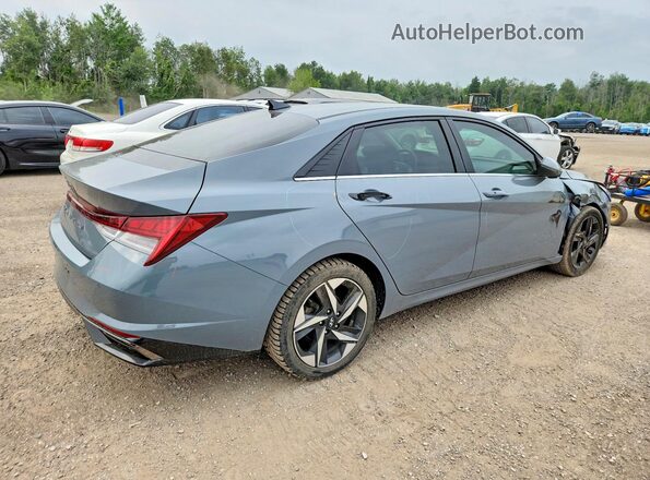 KMHLN4AGXMU131156 2021 HYUNDAI ELANTRA Gray Задня права чверть