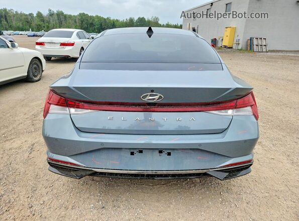 KMHLN4AGXMU131156 2021 HYUNDAI ELANTRA Gray Вид ззаду