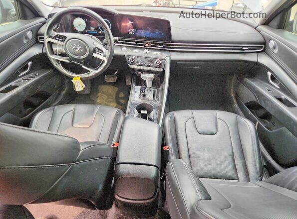KMHLN4AGXMU131156 2021 HYUNDAI ELANTRA Gray Вид панелі приладів
