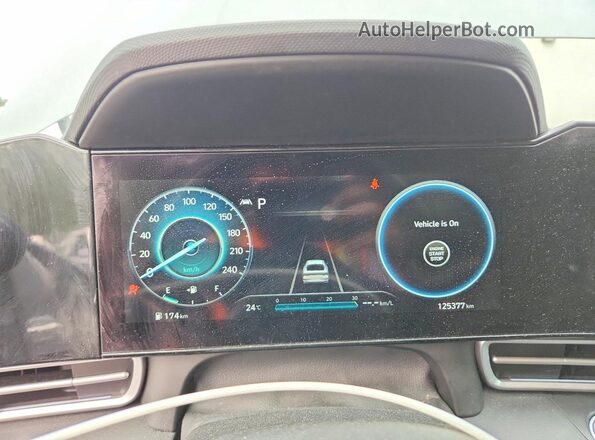 KMHLN4AGXMU131156 2021 HYUNDAI ELANTRA Gray Вид щитка приладів