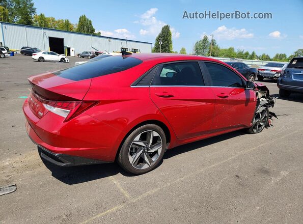 KMHLN4AJ0PU048951 2023 HYUNDAI ELANTRA Red Rear right