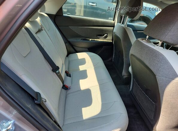 KMHLN4AJ2PU067582 2023 HYUNDAI ELANTRA Silver Rear seats view