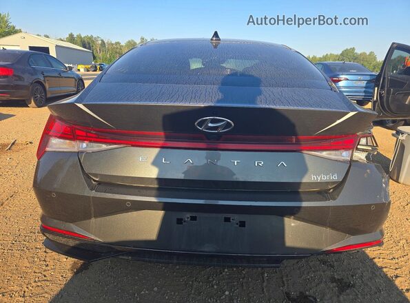 KMHLN4AJ2PU082115 2023 HYUNDAI ELANTRA Gray Widok z tyłu
