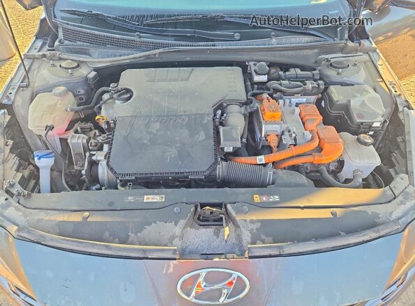 KMHLN4AJ2PU082115 2023 HYUNDAI ELANTRA Gray Widok wnętrza z tyłu