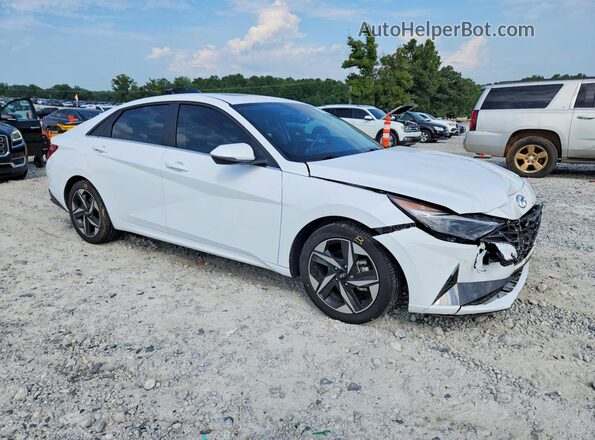 KMHLN4AJ3PU045994 2023 HYUNDAI ELANTRA Белый Передняя правая четверть