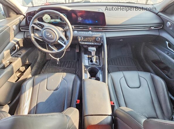 KMHLN4AJ8NU014107 2022 HYUNDAI ELANTRA Серый Вид панели приборов