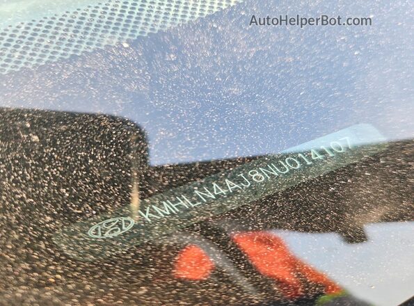 KMHLN4AJ8NU014107 2022 HYUNDAI ELANTRA Серый Вид подкапотного пространства