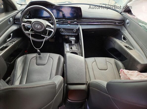 KMHLN4AJ8PU080210 2023 HYUNDAI ELANTRA Charcoal Widok deski rozdzielczej