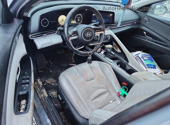 KMHLN4AJ9NU024239 2022 HYUNDAI ELANTRA Серый Вид панели приборов
