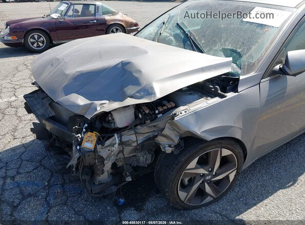 KMHLN4AJ9PU055543 2023 HYUNDAI ELANTRA HYBRID Gray Front view