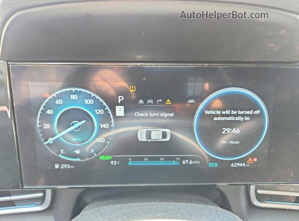 KMHLN4DJ5RU100749 2024 HYUNDAI ELANTRA Gray ხელსაწყოთა პანელის ხედი