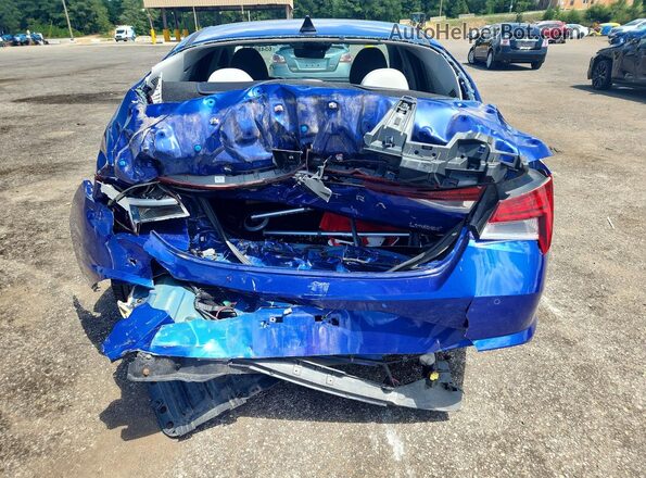 KMHLP4AG2NU357025 2022 HYUNDAI ELANTRA Blue Widok z tyłu