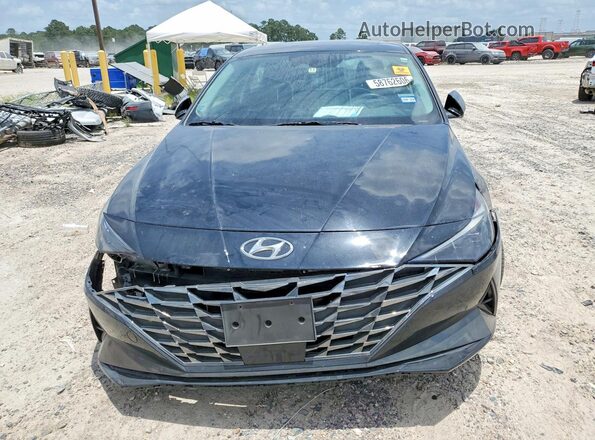 KMHLP4AG2PU406971 2023 HYUNDAI ELANTRA Черный Вид спереди