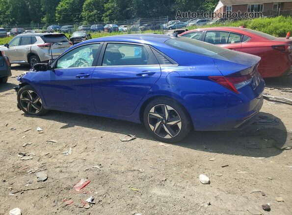 KMHLP4AG2PU534711 2023 HYUNDAI ELANTRA Blue Rear left