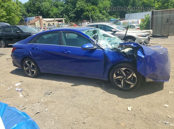 KMHLP4AG2PU534711 2023 HYUNDAI ELANTRA Blue Front right