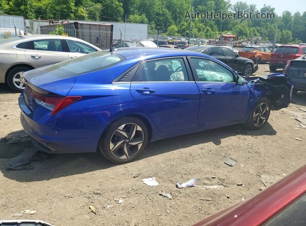 KMHLP4AG2PU534711 2023 HYUNDAI ELANTRA Blue Rear right
