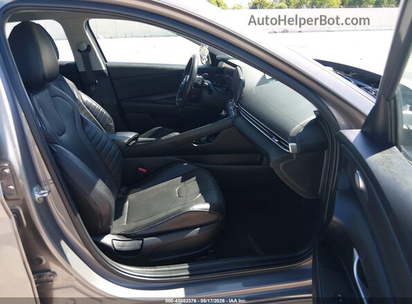 KMHLP4AG2PU584265 2023 HYUNDAI ELANTRA Gray წინა სალონის ხედი