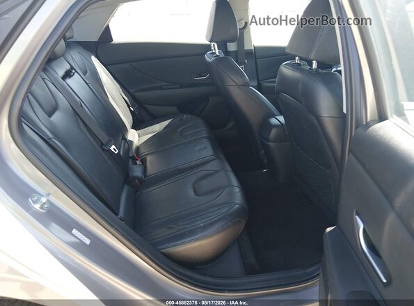 KMHLP4AG2PU584265 2023 HYUNDAI ELANTRA Gray VIN კოდის სტიკერის ხედი