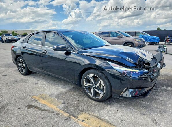 KMHLP4AG2PU620486 2023 HYUNDAI ELANTRA Black Delantero derecho
