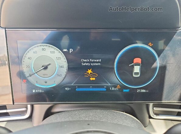 KMHLP4AG2PU620486 2023 HYUNDAI ELANTRA Black Vista del cuadro de instrumentos