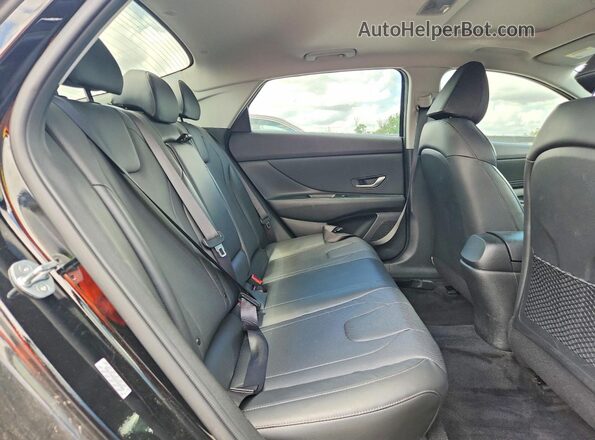 KMHLP4AG2PU620486 2023 HYUNDAI ELANTRA Black Vista de los asientos traseros