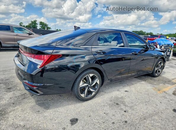 KMHLP4AG2PU620486 2023 HYUNDAI ELANTRA Black Trasero derecho