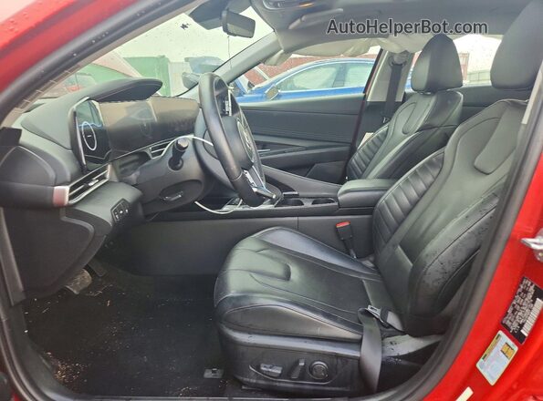KMHLP4AG3MU154174 2021 HYUNDAI ELANTRA Red Սալոնի դիմացի տեսք