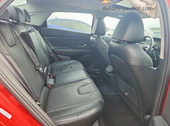 KMHLP4AG3MU154174 2021 HYUNDAI ELANTRA Red Հետևի նստատեղերի տեսք