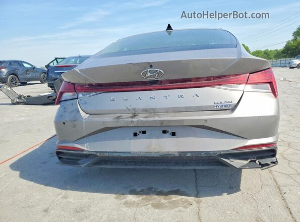KMHLP4AG3PU514239 2023 HYUNDAI ELANTRA Gray Widok z tyłu