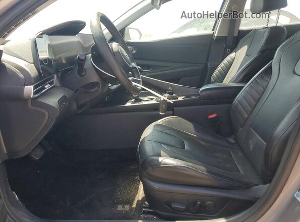 KMHLP4AG3PU514239 2023 HYUNDAI ELANTRA Gray Widok wnętrza z przodu
