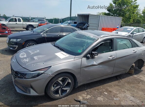 KMHLP4AG4NU333888 2022 HYUNDAI ELANTRA Gray Вид спереду