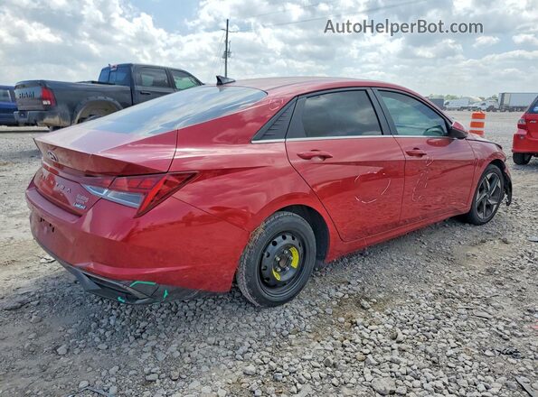 KMHLP4AG4PU400315 2023 HYUNDAI ELANTRA Maroon Rear right