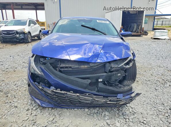 KMHLP4AG4PU480683 2023 HYUNDAI ELANTRA Синий Вид спереди