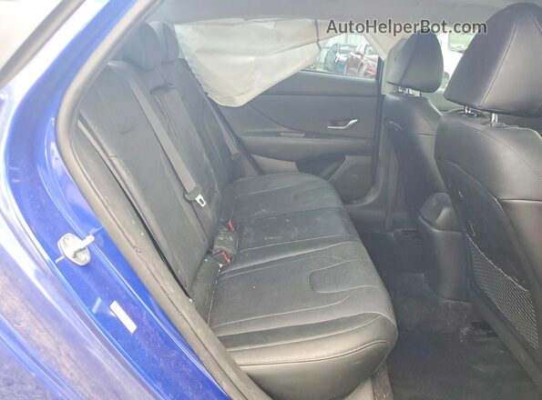 KMHLP4AG4PU480683 2023 HYUNDAI ELANTRA Синий Вид задних сидений